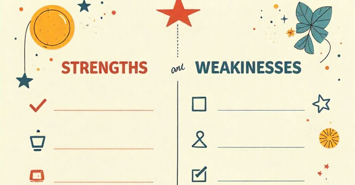 Strengths and Weaknesses List