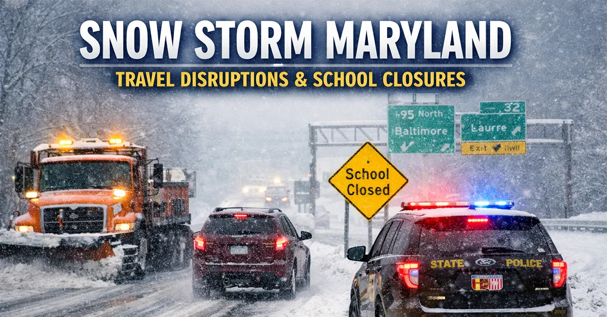 Snow Storm Maryland